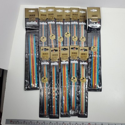 Addi Premium Colibri Double Pointed Knitting Needles 20cm 23cm Lot 13 Sets