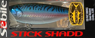 SEBILE STICK SHADD 155 FAST SINKING 6-1/8  4-1/4 OZ STRIPER LURE -GREEN MACKEREL