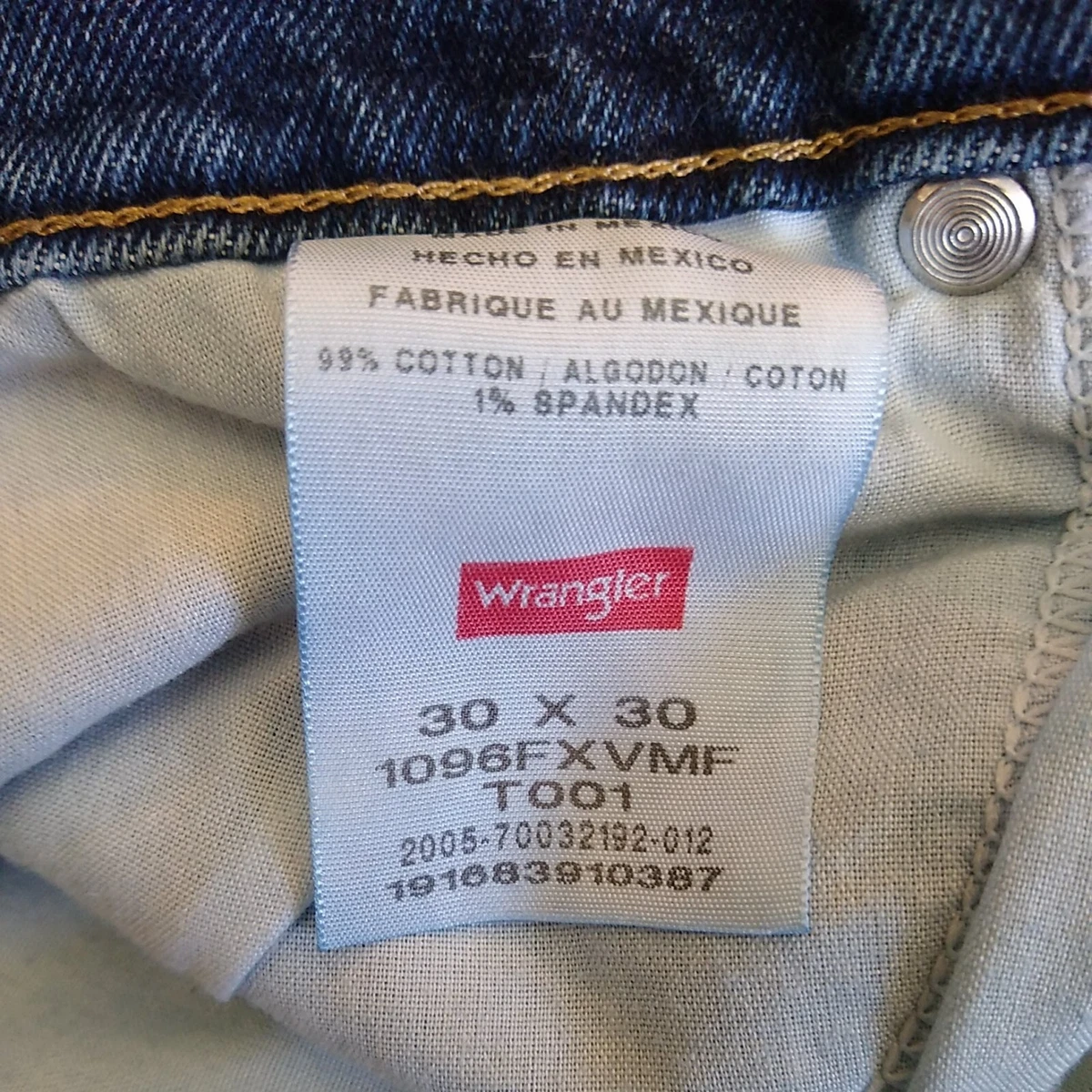 Wrangler 99 cotton 1 spandex 2025