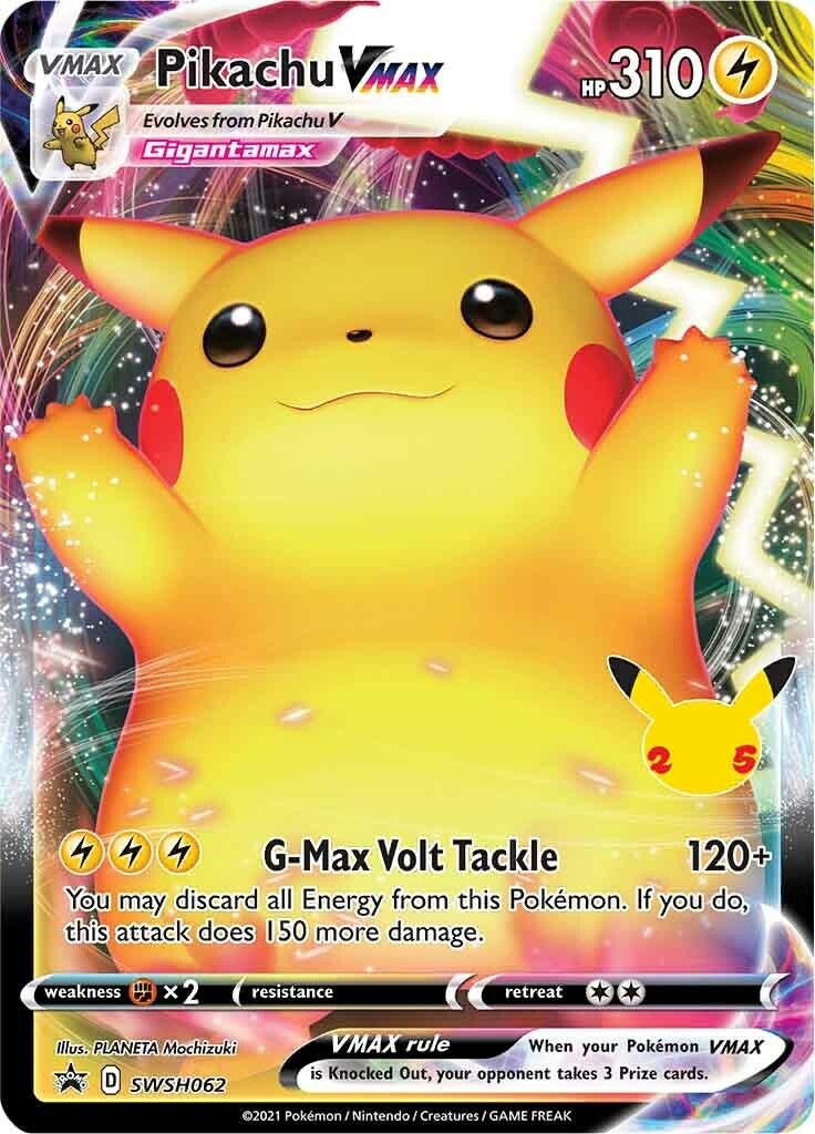 Pikachu VMAX SWSH062 SWSH: Sword & Shield Promo Cards Holo
