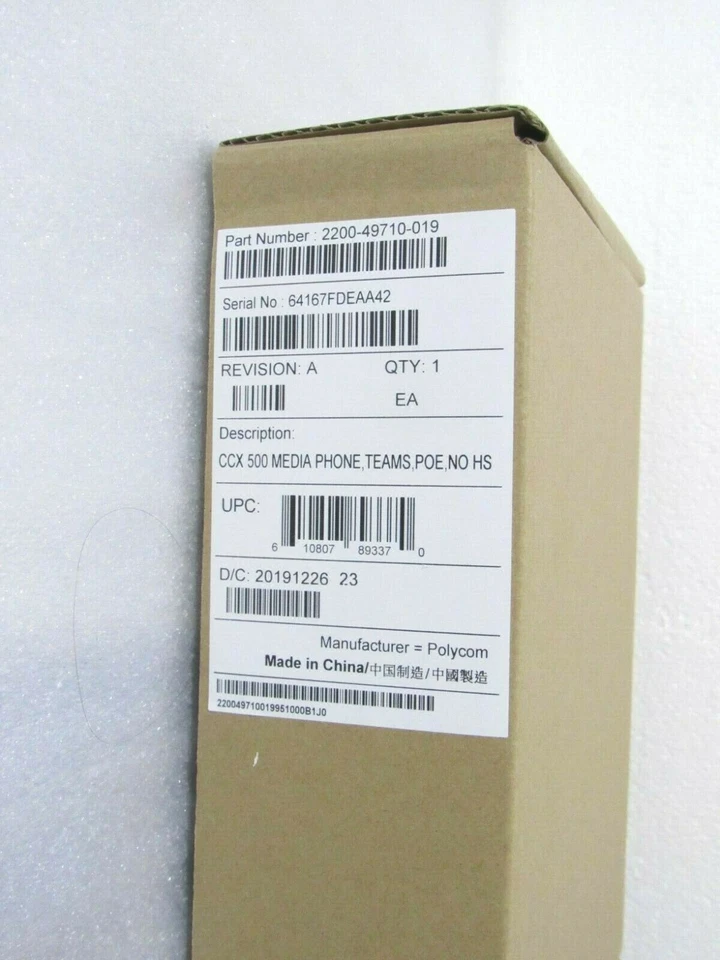 Teléfono IP Polycom 2200-49710-019 CCX 500 Microsoft Teams *Sin auricular* [AP] Foto 3 de 4