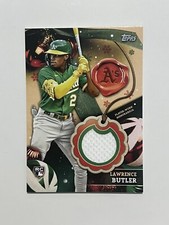 2024 Topps Holiday Lawrence Butler Jersey Relic Rookie Card #RC-LB Oakland RC. rookie card picture