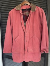 Vintage Woolrich Chore Jacket Size M Wool Blend Flannel Lined USA Made