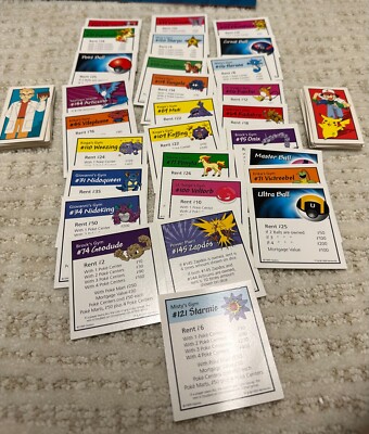 Hasbro Pokemon Collector's Edition Monopoly Vintage 1999