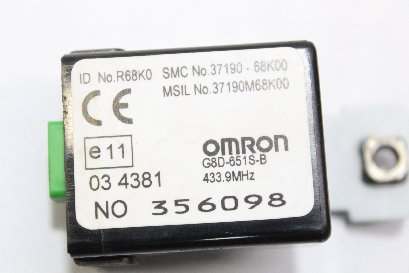 2012 SUZUKI ALTO Immobilizer ECU Control Unit 3719068K00 eBay