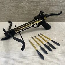 Cobra 80 LB ARCHERY HUNTING Gun SELF COCKING PISTOL CROSSBOW W/ 5 ARROWS BOLTS