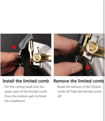 Kemei Golden Cordless Professional Hair Clippers Hair Trimmer For Men - Picture 6 of 26