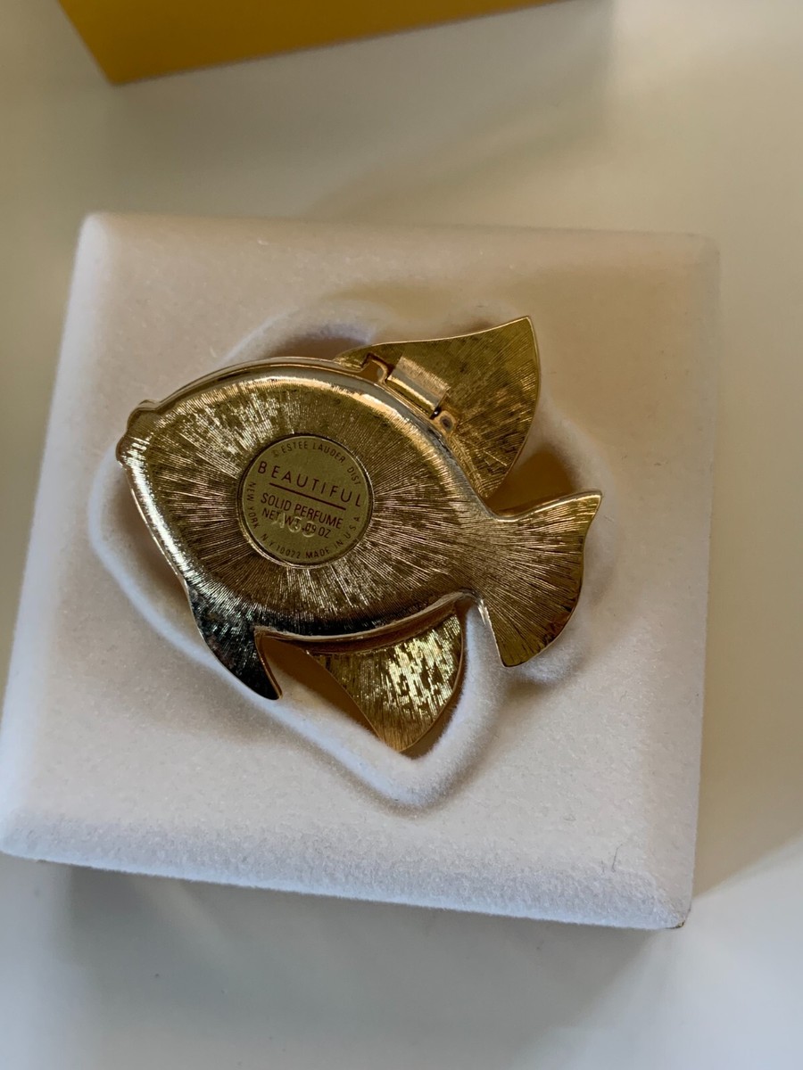 Vintage Estee Lauder Tropical Fish Solid Perfume Compact | eBay