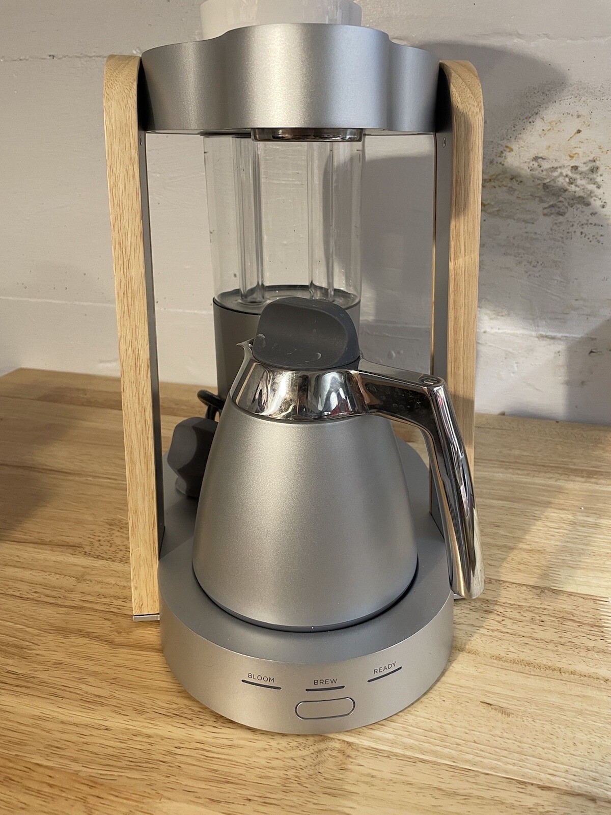 Ratio Eight Coffee Maker, Plastic Free, Handblown Glass Water Tank and