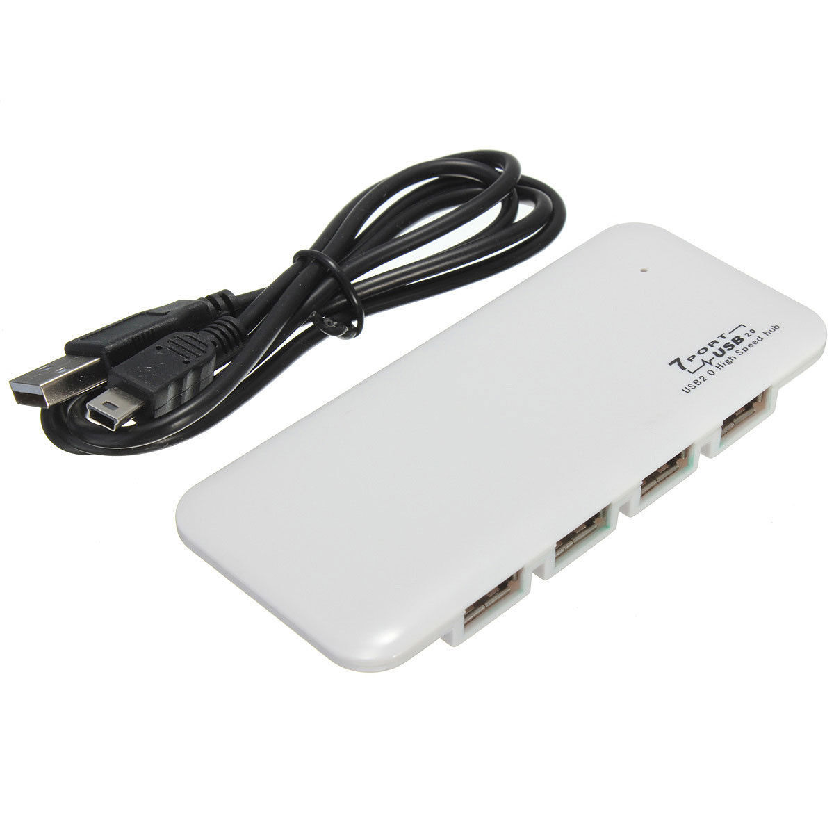 Corriere Exp. - USB 2.0 7 Port Ultra Slim USB HUB + USB Cable High-Speed Splitte