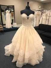 New wedding dresses from various designers. Jasmine, Mary  s, DaVinci, LoAdore.