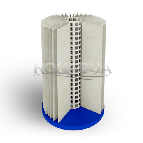 Big Blue Pleated Sediment Water Filters 4 Washable 5 Micron Cartridges 4.5 x 10 - Picture 5 of 6
