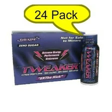 Tweaker Energy Extreme Energy Shots - Grape! - 24 Count!
