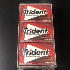 Trident Cinnamon Sugar Free Gum, 12 Packs of 14 Pieces 168 Total Pieces