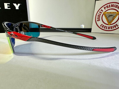Oakley Scuderia Ferrari Carbon Blade OO9174-06 w Polarized Ruby