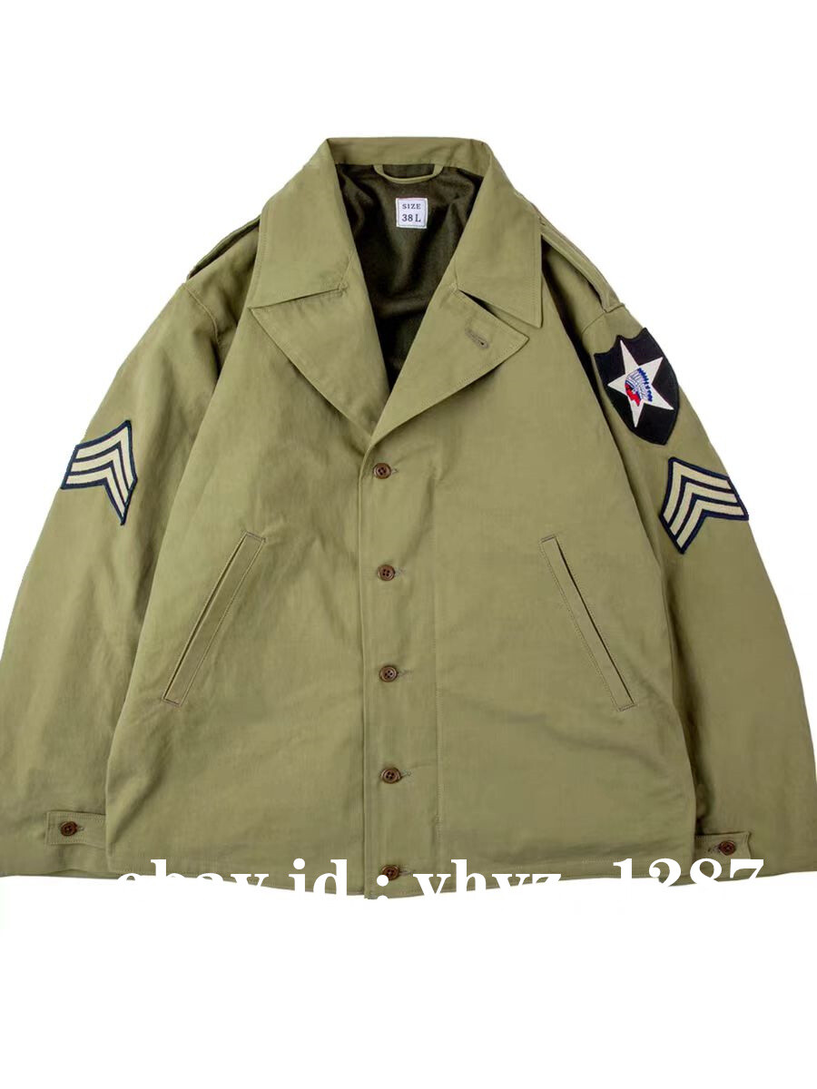 Men's US Army M-41 Field Jacket Combat Uniform M1941 Loose Men's US Army M-41 Field Jacket Combat Uniform M1941 Loose