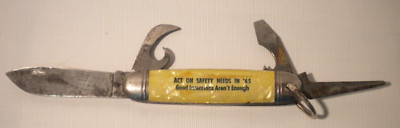Vintage 1965 Portland Cement Association Imperial Pocket Knife Advertising 60s