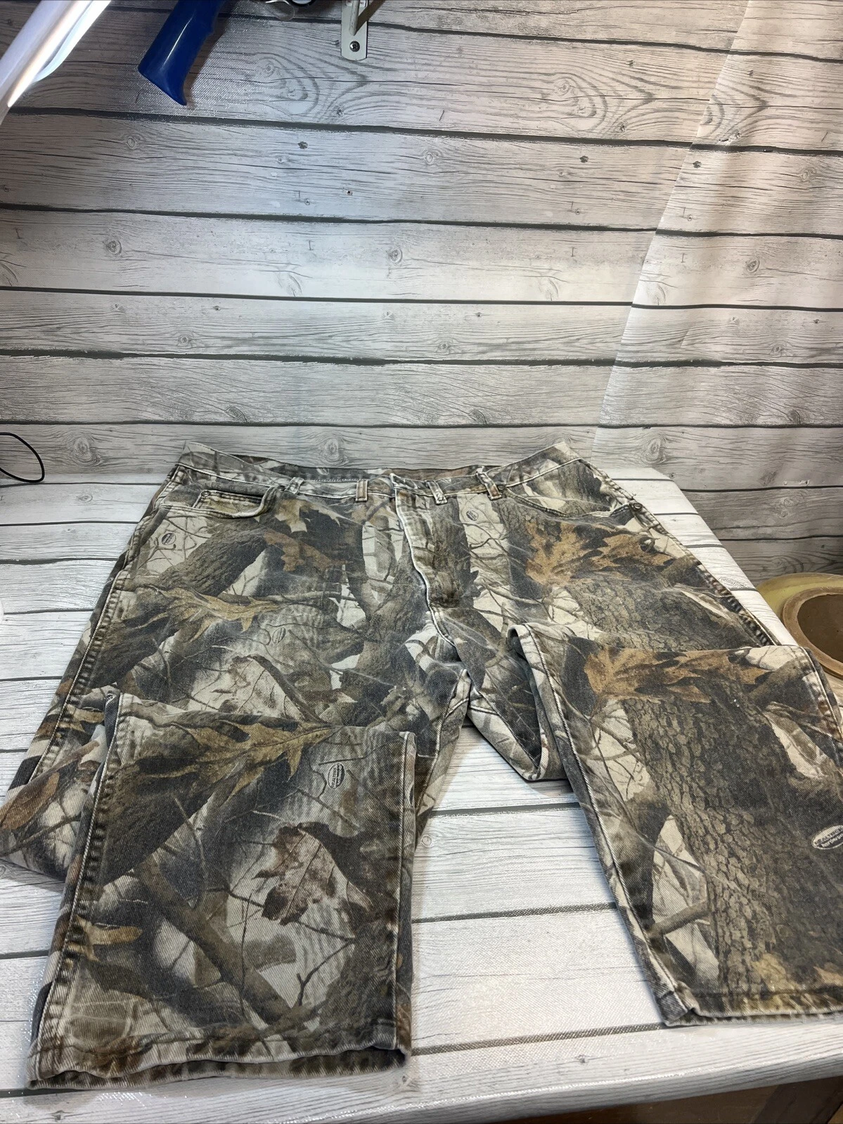 Pantalon jean homme Wrangler Pro Gear Realtree chasse camouflage 44 x 32