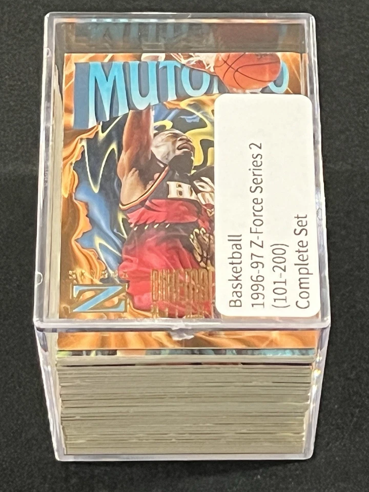 1996-97 Z-Force серии 2 баскетбол полный комплект (101-200) Коби/Айверсон RC - Изображение 2 из 4