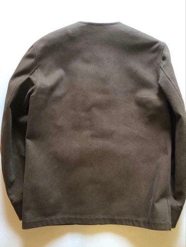 S.E.H KELLY Brown No-Collar Jacket Size S - Excellent Condition - Picture 2 of 8
