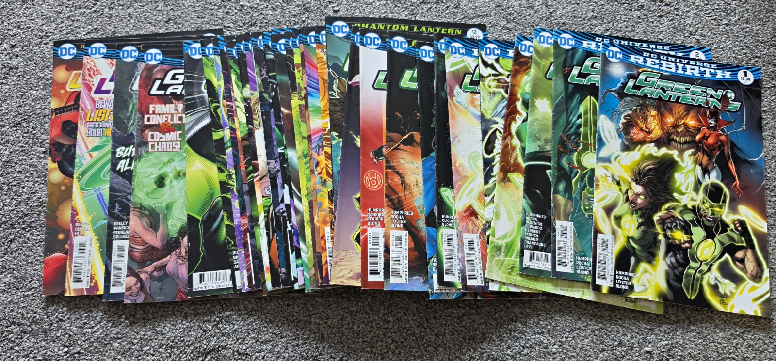 DC Comics Green Lantern: Rebirth #1-37