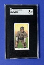 1909 Piedmont Cigarettes T206 Joe Tinker Hands On Knees SGC 3 VG