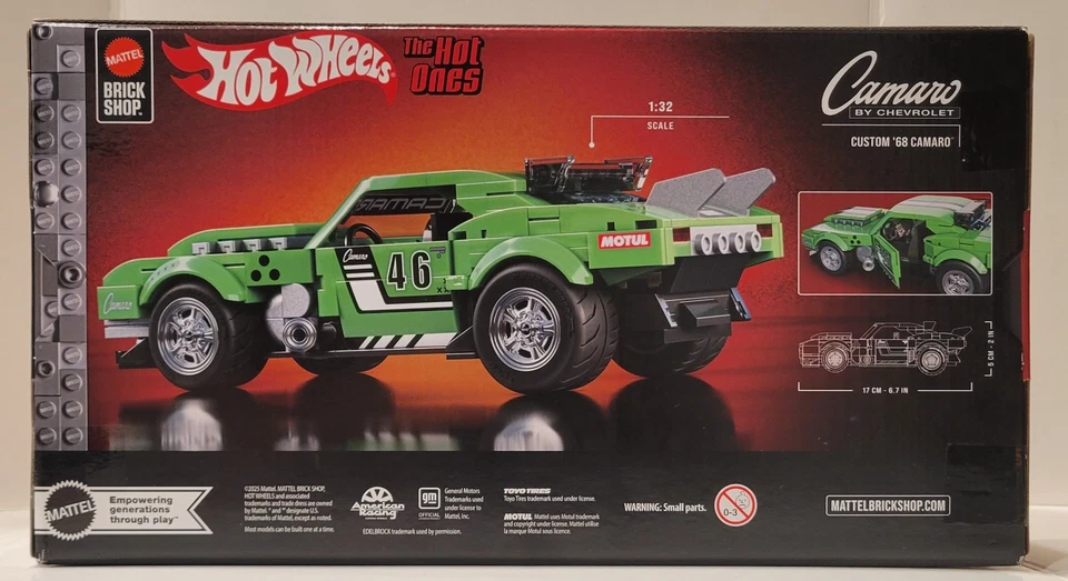 Mattel Brick Shop Custom '68 Camaro ~ New in Box - Image 2 of 4