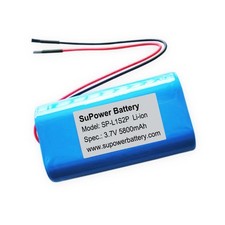 SuPower 2P 3.6V 3.7V 4.2V 5800mAh 2A Rechargeable Litium Battery Pack Li ion 21W