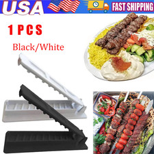 Single Row Kebab Maker BBQ Meat Skewer Press Plastic Durable Reusable BBQ Tools