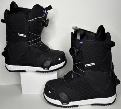 Burton Zipline Step On Snowboard Boots Kids Sz 6K 6 BOA Black Snow Outdoor Youth