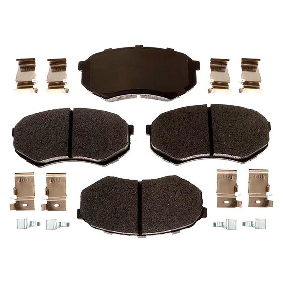 Kit pastillas de freno y zapatas de freno delanteras traseras de cerámica para Toyota Tacoma 1995 1996 1997 Foto 3 de 4