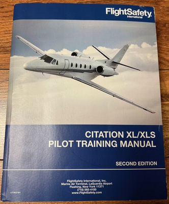 #ad #ad Cessna Citation XL XLS Pilot Training Manual approx. 600 pages $95.00