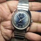 Works Vintage 70s Timex Blue Dynabeat Electric Mens Watch New Battery 36mm Fit 8