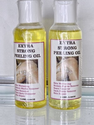 X2 extra starkes Peelingöl hellt dunkle Haut dunkle Fleckenentferner Feuchtigkeit auf 