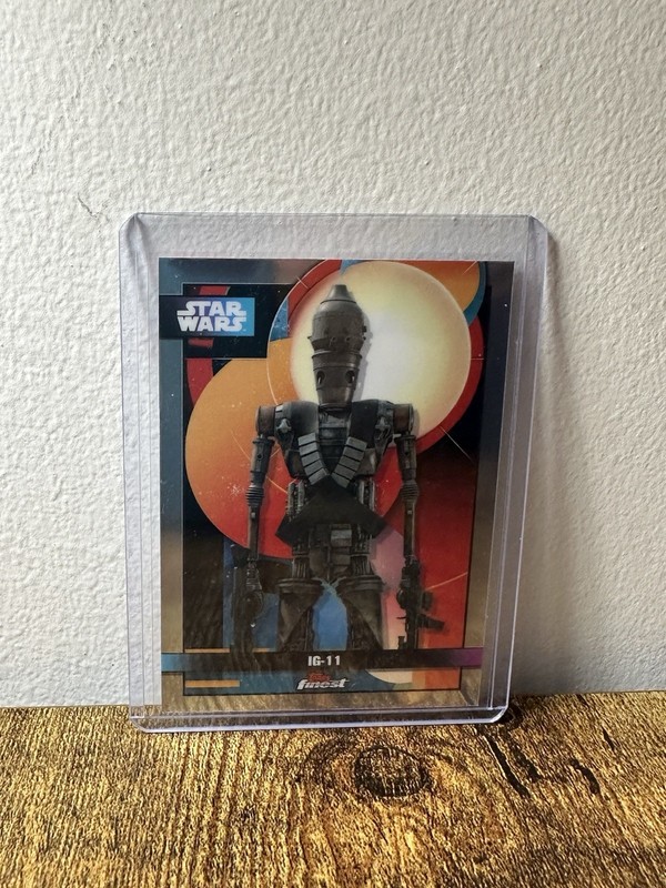 2025 Topps Star Wars Smugglers Outpost Finest IG-11 #F21