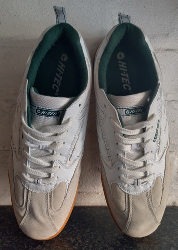 Hi-Tec Classic Squash Shoes Men's UK 10 EUR 44 Badminton Trainers Non-marking - Picture 4 of 11