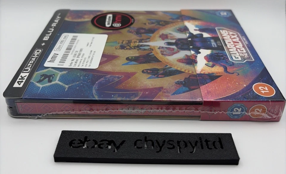 Guardians of the Galaxy Vol 3 4K Steelbook NEW & SEALED UK HMV EXCLUSIVE UHD - Image 3 of 4