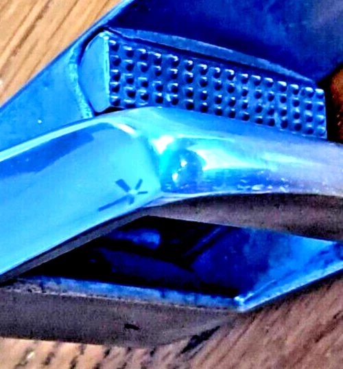 1961-63 Ford Early Style Polished Seat Belt Buckle Galaxie Fairlane Thunderbird - Image 4 of 4