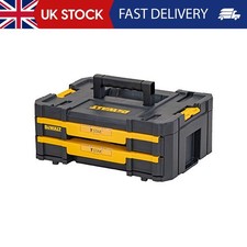 DeWalt DWST1-70706 T-Stak IV Tool Storage Box with 2-Shallow Drawers, Yellow/Bla