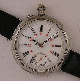 Vintage 130 Years Old Serviced HP Hippolyte Parrenin 1890 French Wrist Watch A