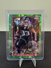 2025 Topps Chrome Football BILLY BOWMAN JR. Rookie Green Lava! /99 #344 Falcons