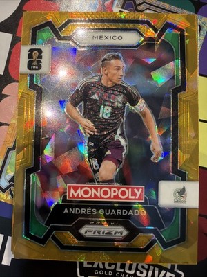 2026 Panini Prizm Monopoly FIFA World Cup #55 Andres Guardado Gold