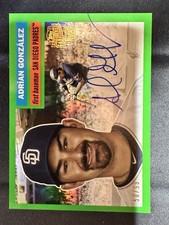 Topps 2025 Archives Green Foilboard Autograph #56FFA-AGO González Padres /99