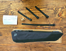 Tailfin Long Top Tube Bag 2.2L Black Nylon UnUsed