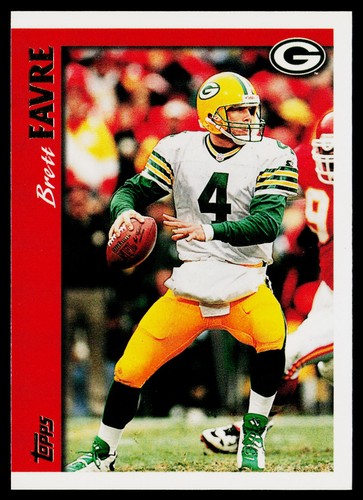 Brett Favre [Minted in Canton] #1 1997 Topps card