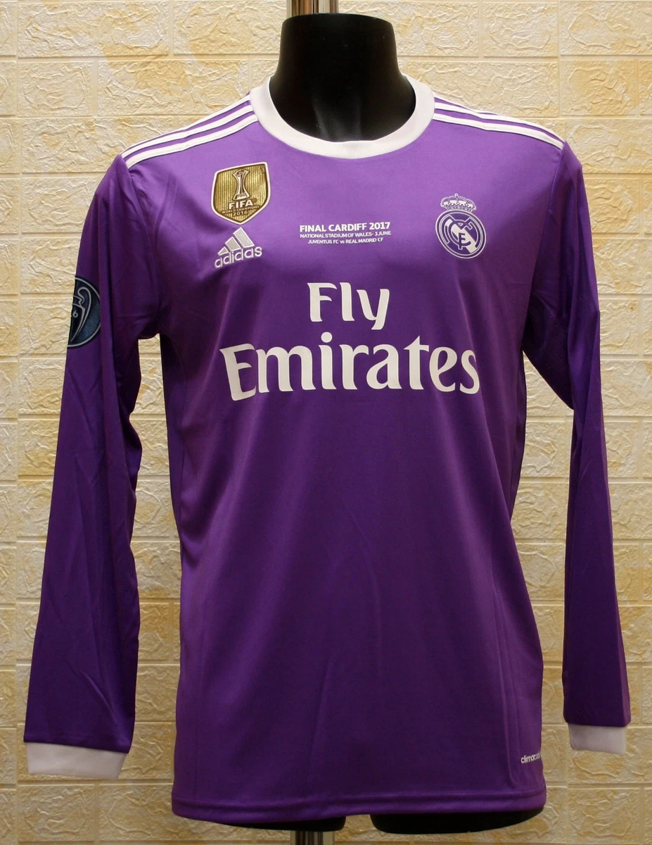 Real Madrid 2016-17 UEFA CL Final Wales jersey Marcelo #12 | eBay