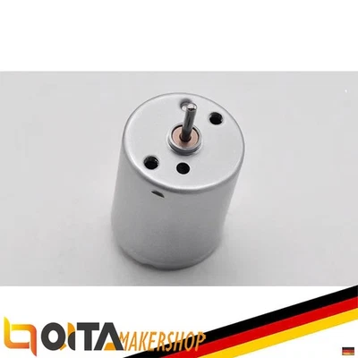 Albistech 370-1285 Einzeln Welle DC Motor 12V Ø2x10mm für Robotik& DIY-Anwendung