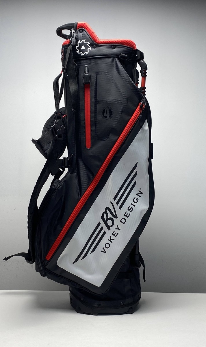 Titleist Vokey Design スタンドバッグ ブラック　USED Titleist Players 4 Vokey Design Stand Bag 4-Way Divide Spin