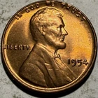 1954 P Lincoln Wheat Cent/Penny BU - T494