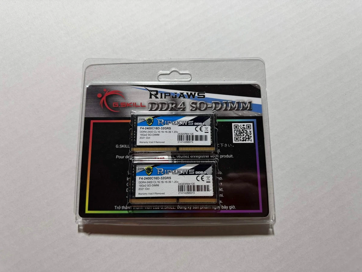 G. SKILL PC4-19200 (DDR4-2400) Bus Speed Computer RAM 16 GB